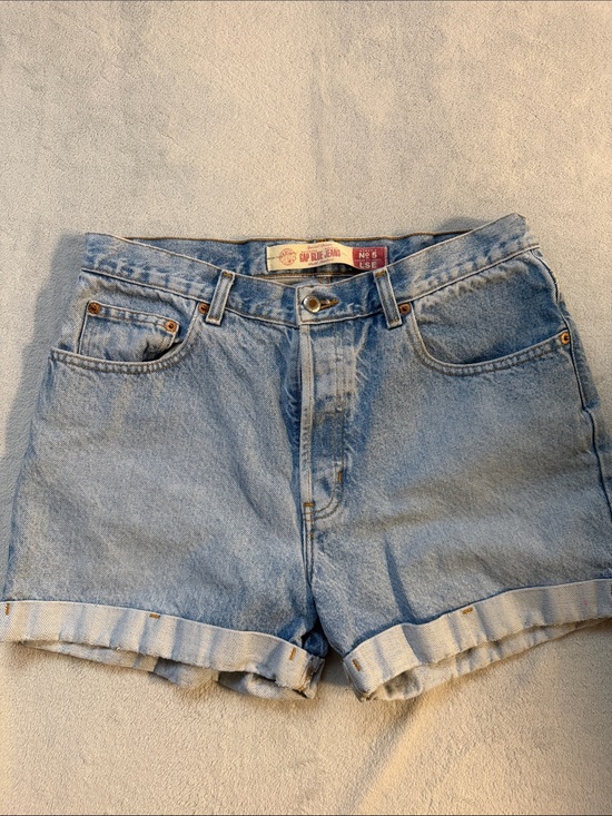 GAP Pants - GAP Light Blue Denim Cuffed Women's Shorts